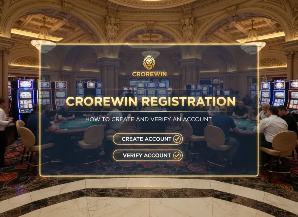 Crorewin registration how to create and verify an account